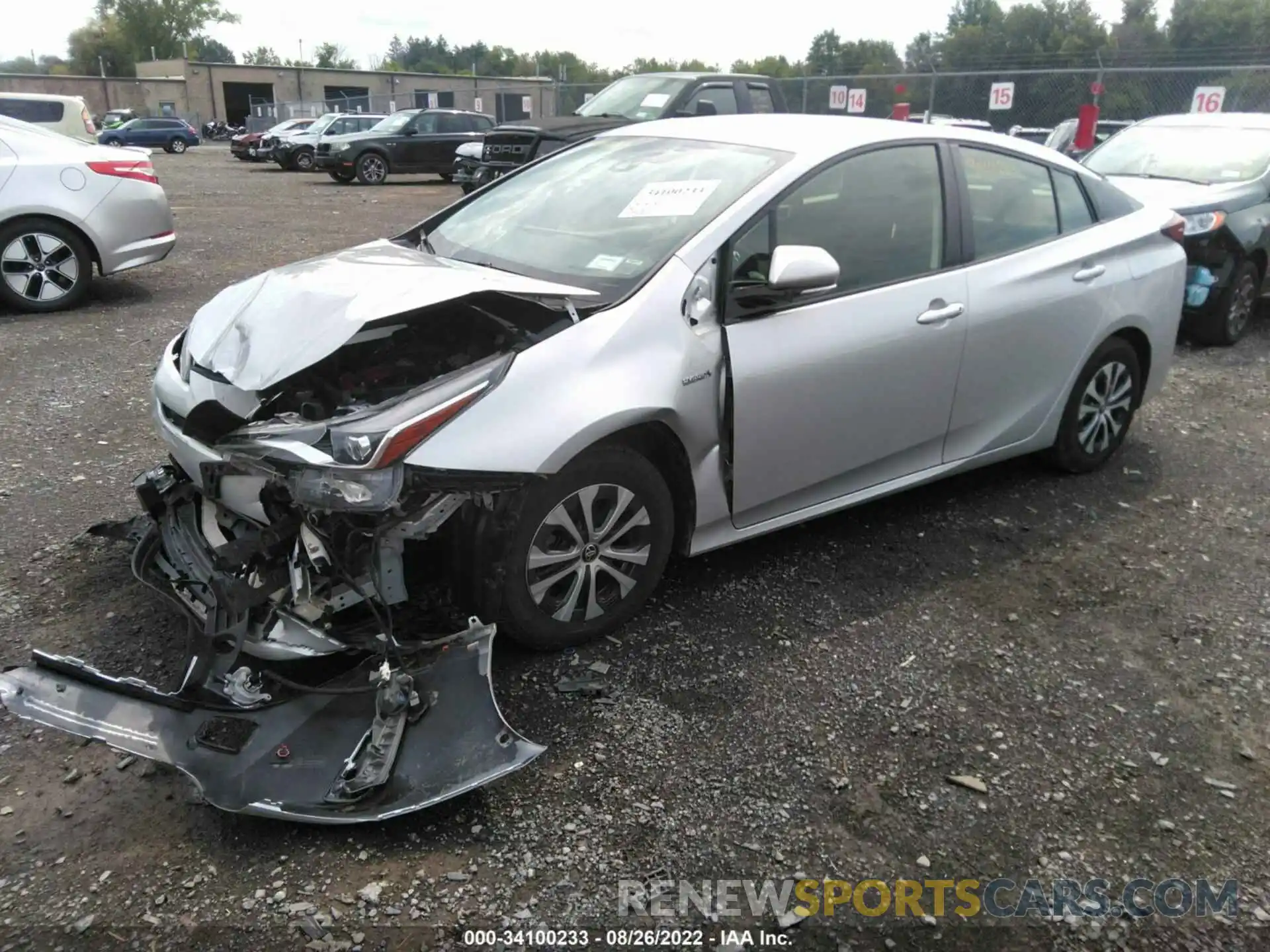 2 Photograph of a damaged car JTDL9RFU4K3006998 TOYOTA PRIUS 2019