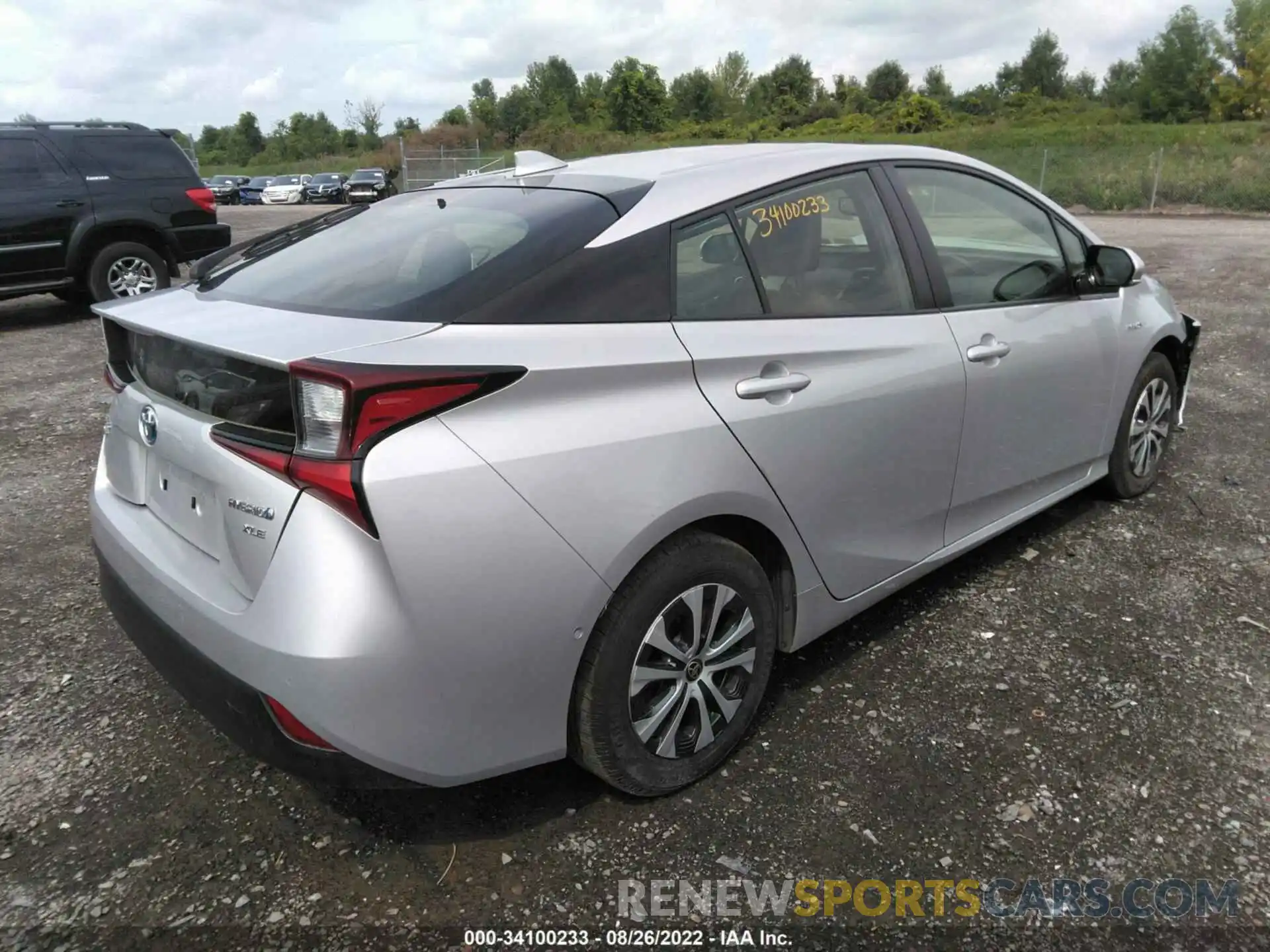 4 Photograph of a damaged car JTDL9RFU4K3006998 TOYOTA PRIUS 2019