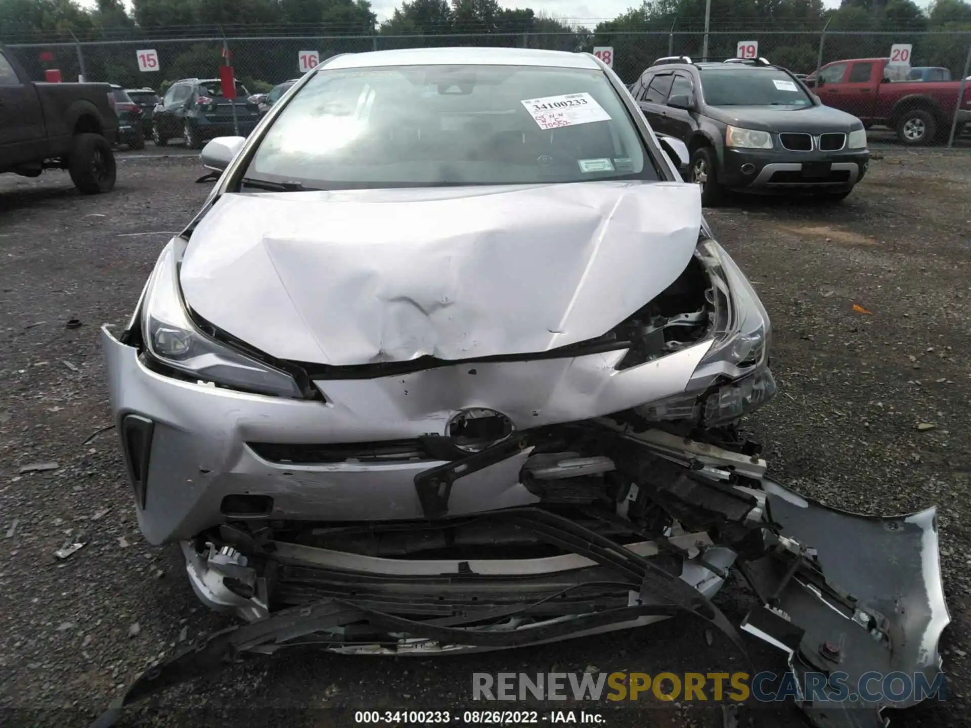 6 Photograph of a damaged car JTDL9RFU4K3006998 TOYOTA PRIUS 2019