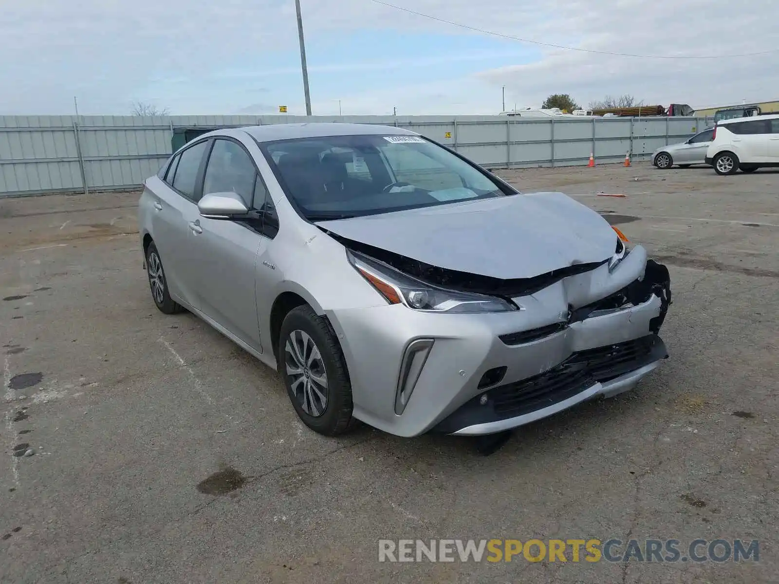 1 Photograph of a damaged car JTDL9RFU4K3007083 TOYOTA PRIUS 2019