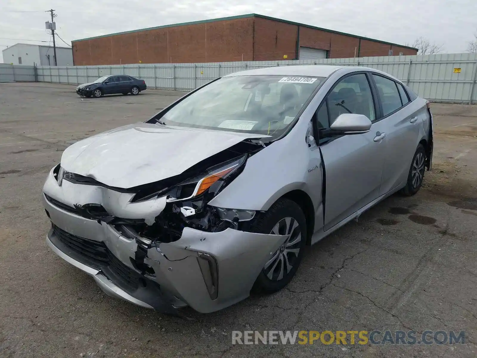 2 Photograph of a damaged car JTDL9RFU4K3007083 TOYOTA PRIUS 2019