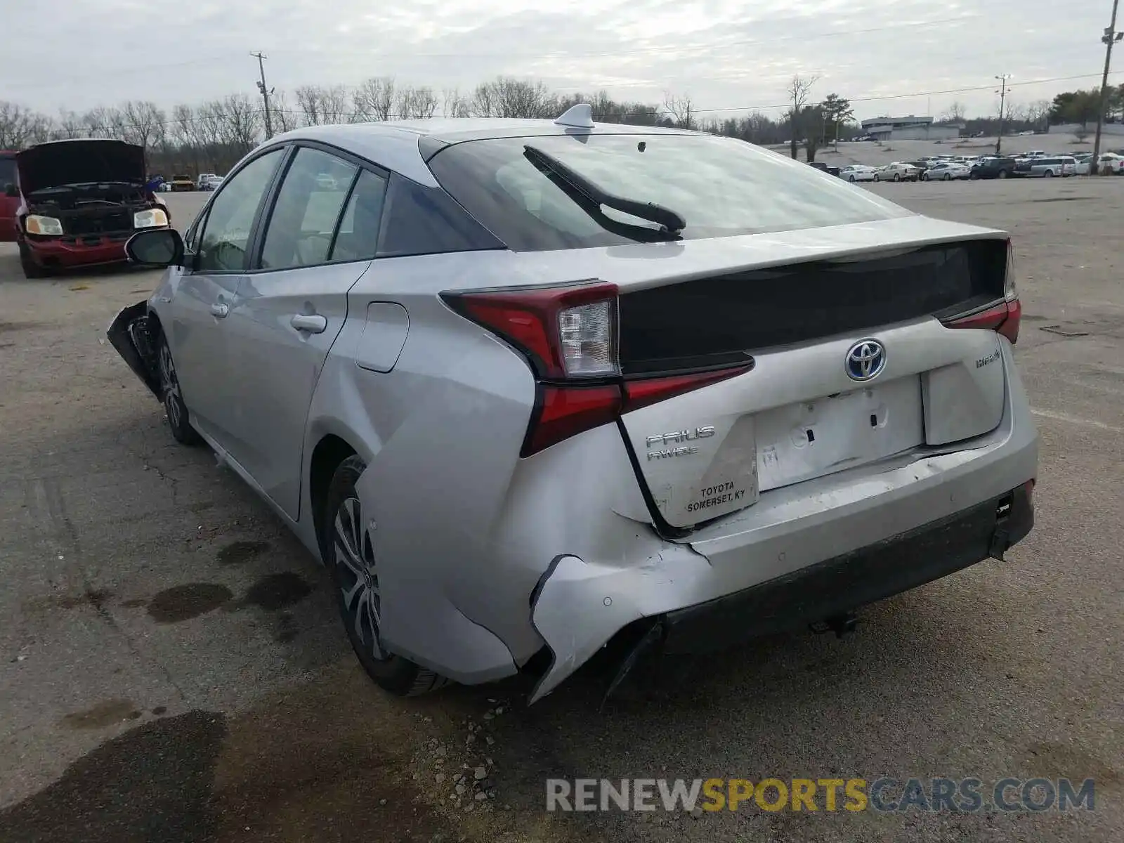 3 Photograph of a damaged car JTDL9RFU4K3007083 TOYOTA PRIUS 2019