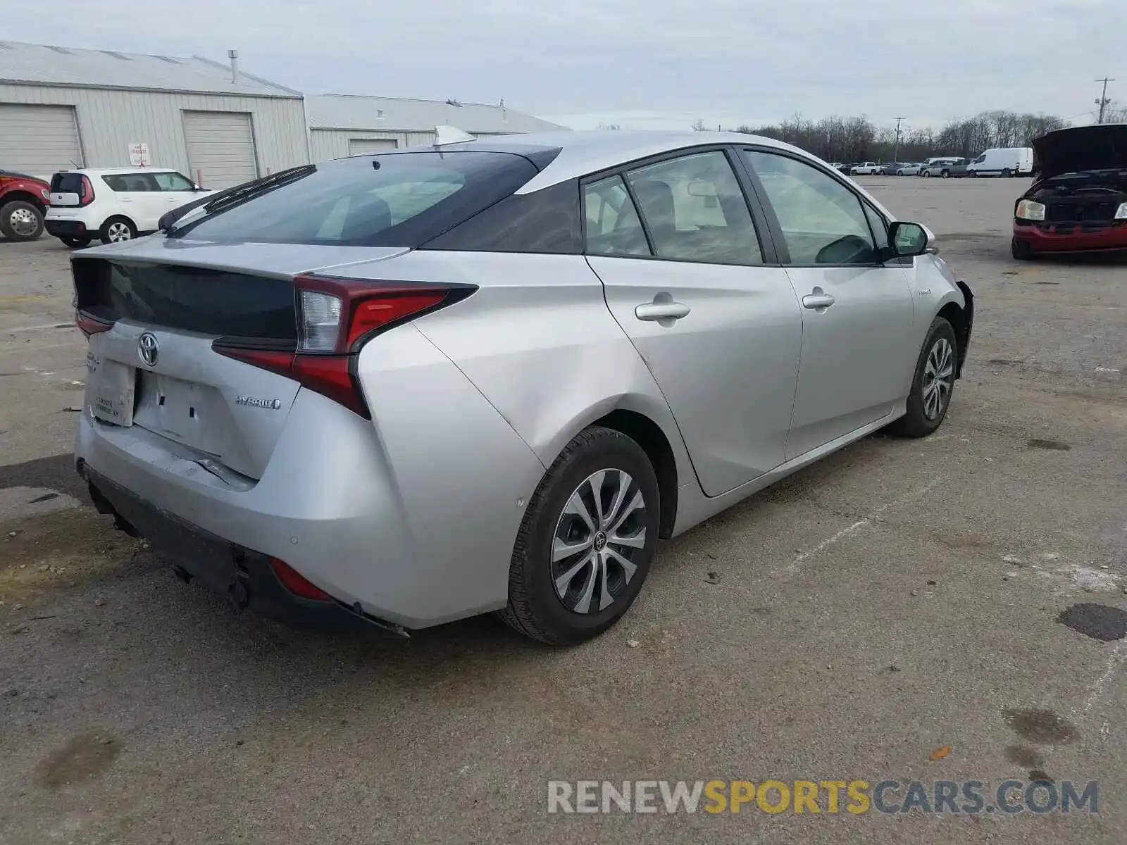 4 Photograph of a damaged car JTDL9RFU4K3007083 TOYOTA PRIUS 2019