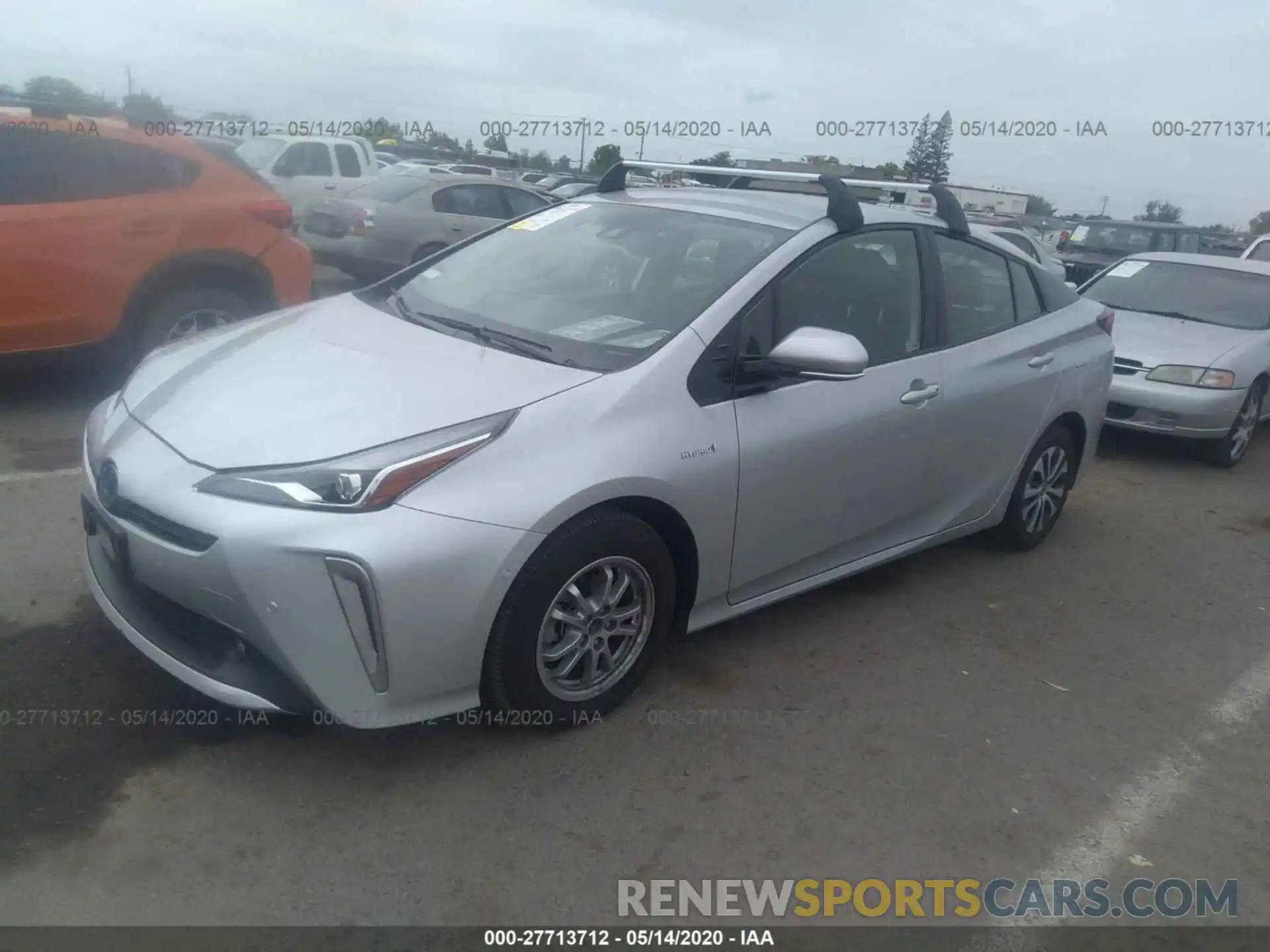 2 Фотография поврежденного автомобиля JTDL9RFU4K3007794 TOYOTA PRIUS 2019