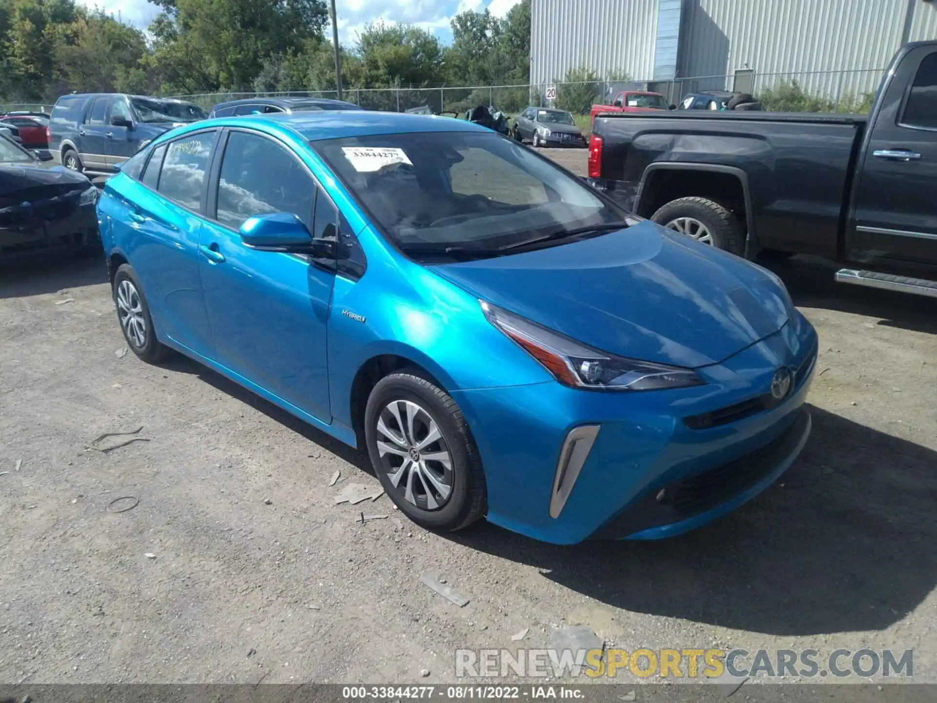 1 Фотография поврежденного автомобиля JTDL9RFU4K3008170 TOYOTA PRIUS 2019