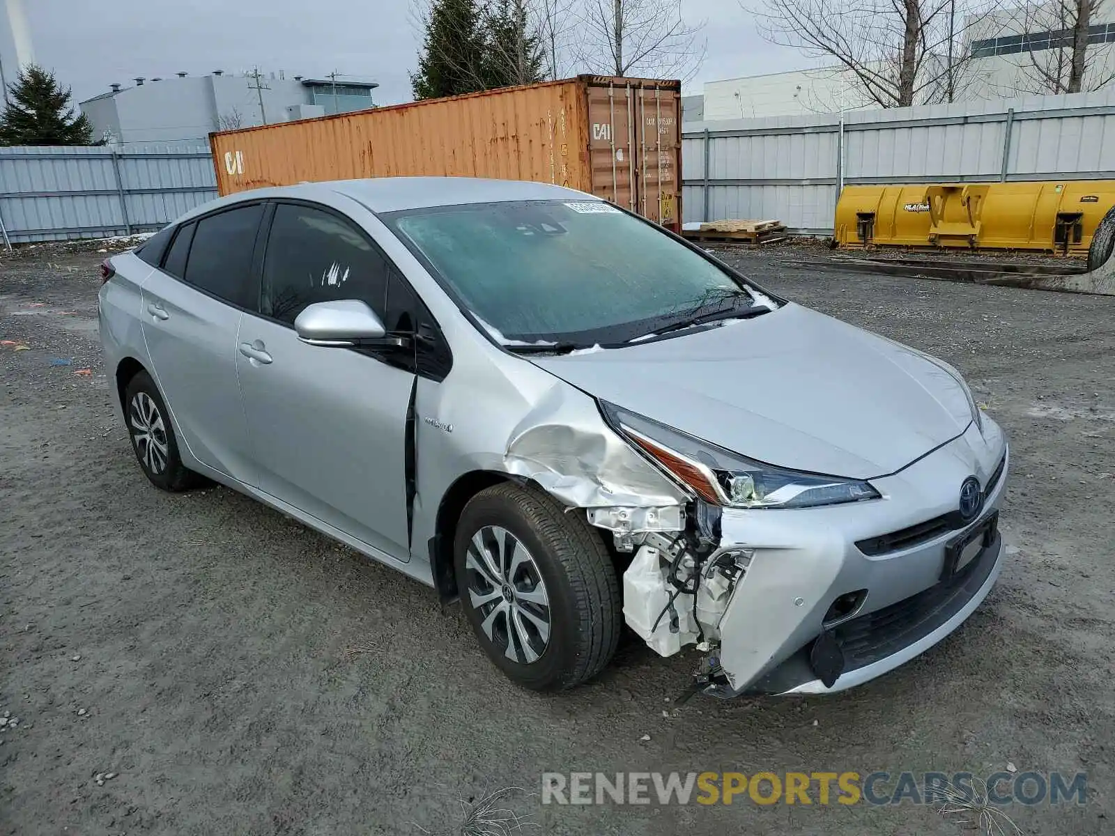 1 Photograph of a damaged car JTDL9RFU4K3009156 TOYOTA PRIUS 2019