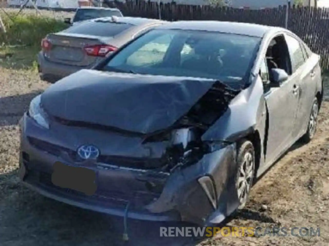 2 Photograph of a damaged car JTDL9RFU4K3011103 TOYOTA PRIUS 2019