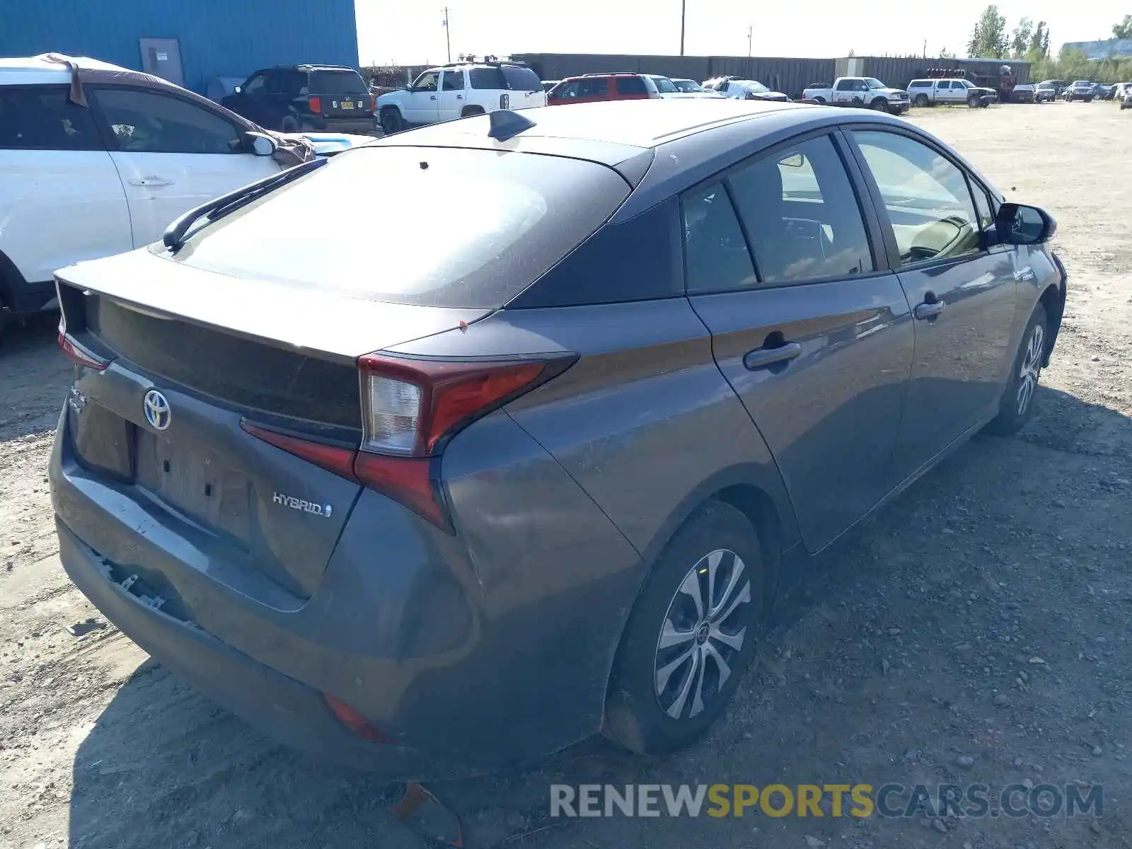 4 Photograph of a damaged car JTDL9RFU4K3011103 TOYOTA PRIUS 2019