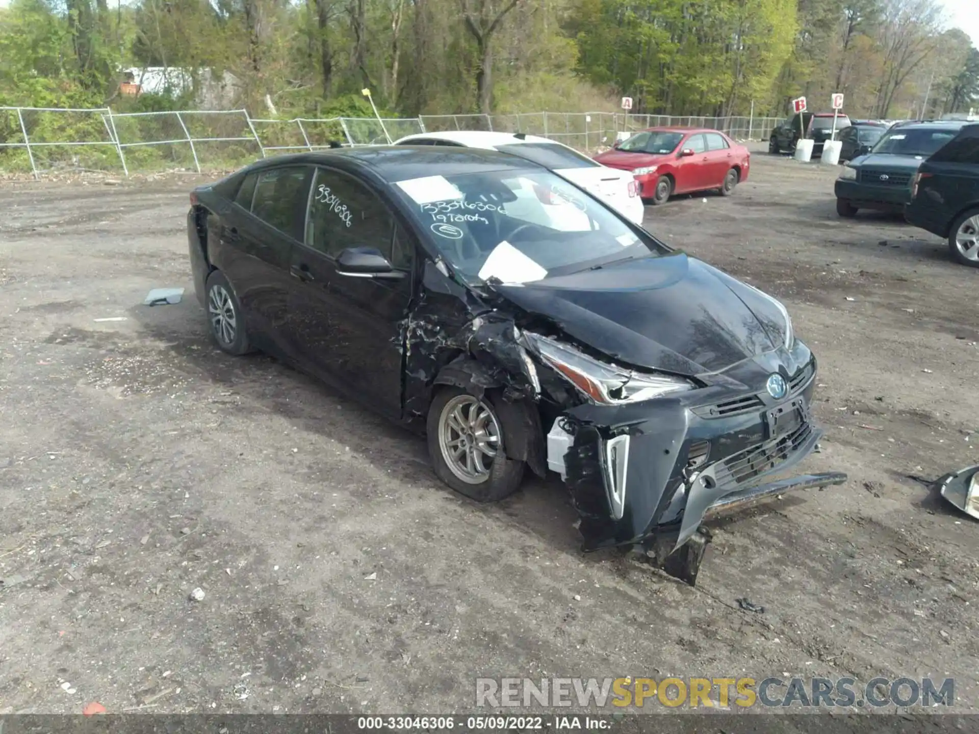 1 Photograph of a damaged car JTDL9RFU4K3011747 TOYOTA PRIUS 2019