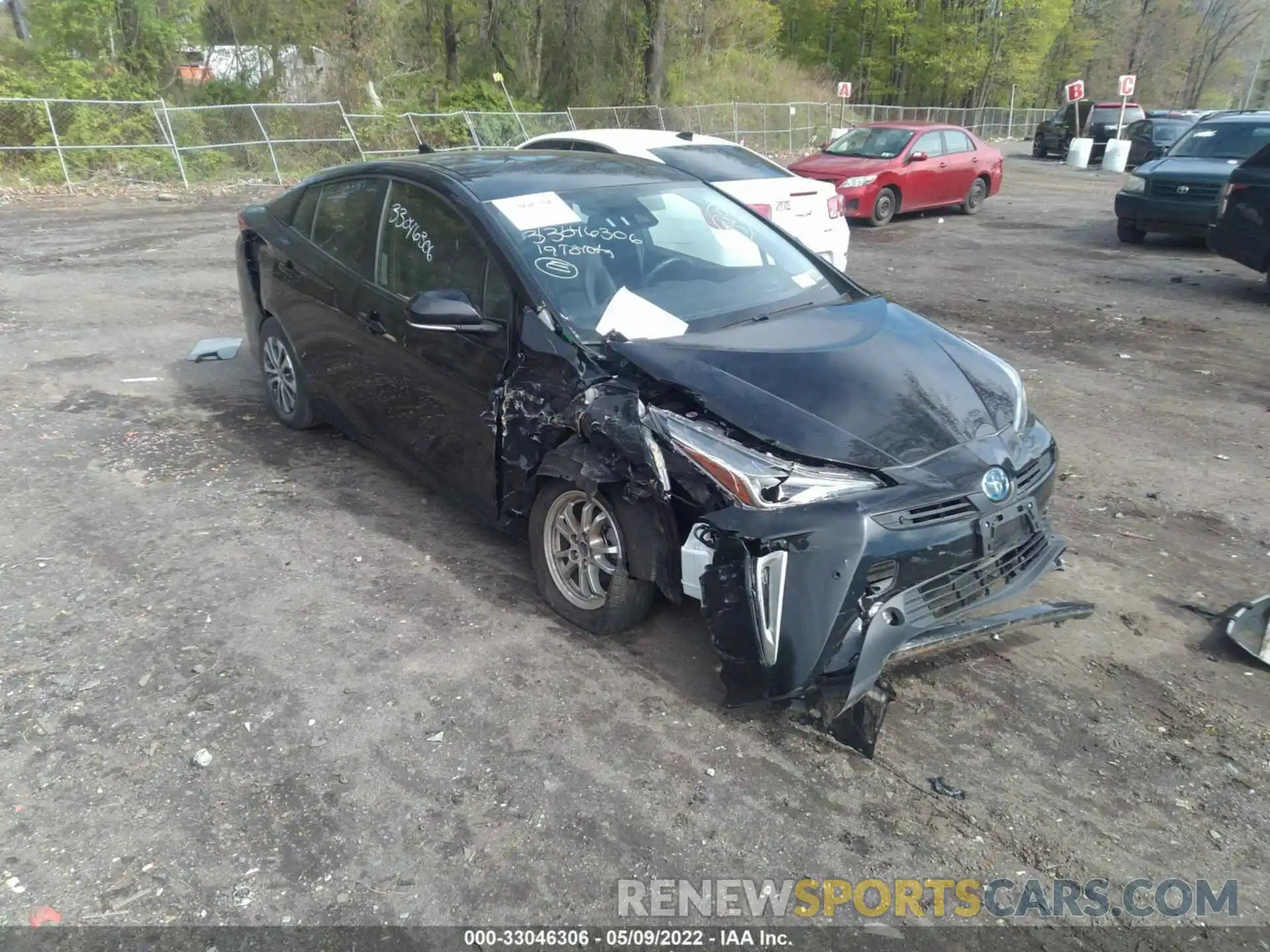 6 Фотография поврежденного автомобиля JTDL9RFU4K3011747 TOYOTA PRIUS 2019