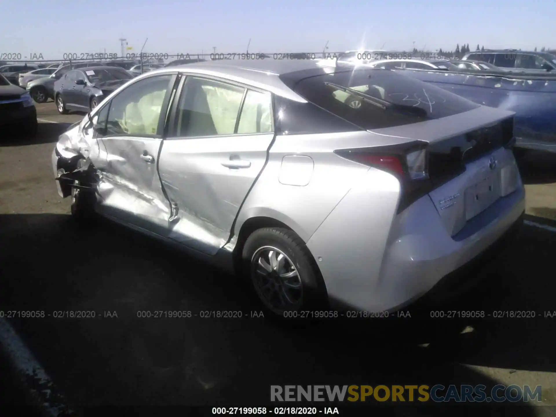 3 Photograph of a damaged car JTDL9RFU4K3012168 TOYOTA PRIUS 2019