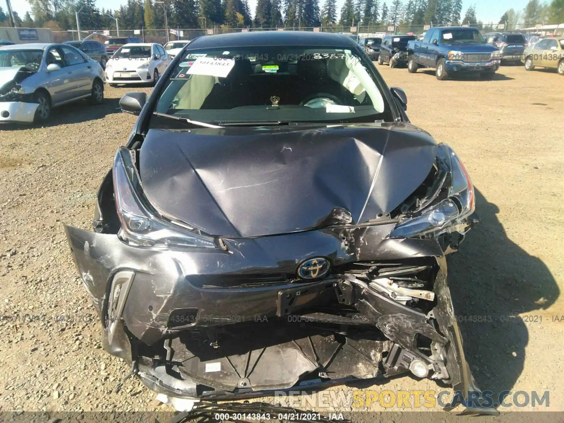 6 Photograph of a damaged car JTDL9RFU4K3012378 TOYOTA PRIUS 2019