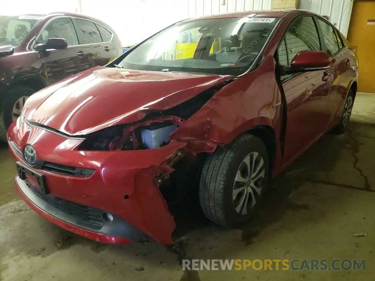 2 Photograph of a damaged car JTDL9RFU5K3000479 TOYOTA PRIUS 2019