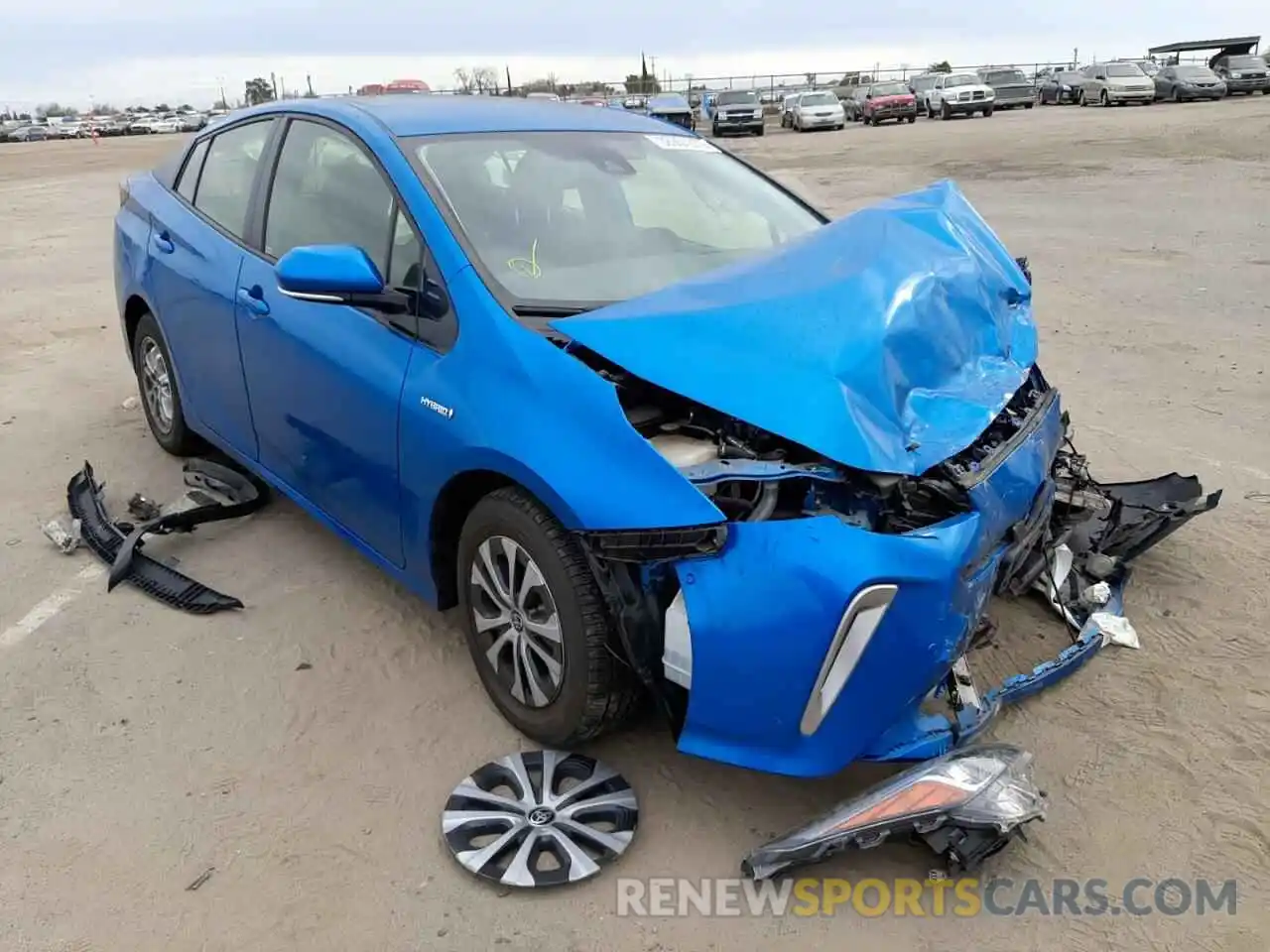 1 Photograph of a damaged car JTDL9RFU5K3000563 TOYOTA PRIUS 2019