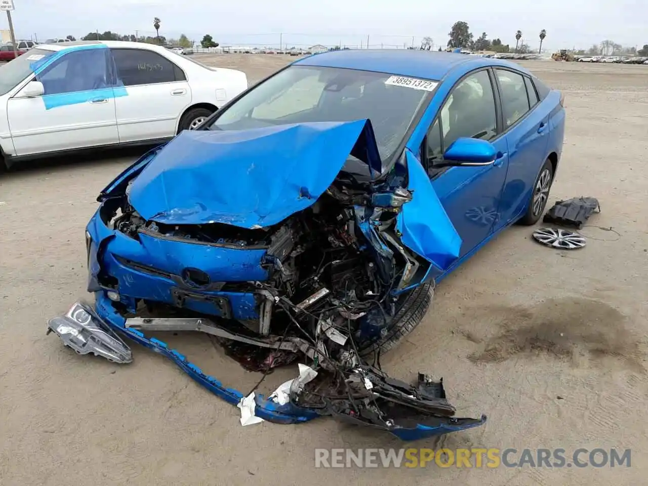 2 Photograph of a damaged car JTDL9RFU5K3000563 TOYOTA PRIUS 2019