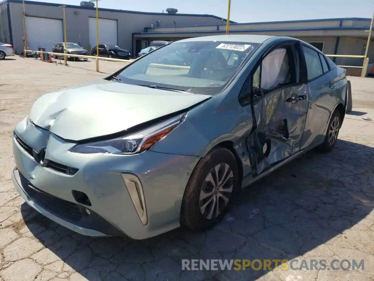 2 Photograph of a damaged car JTDL9RFU5K3001082 TOYOTA PRIUS 2019