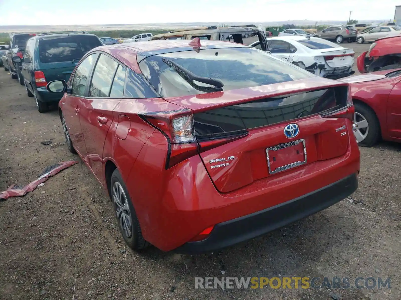 3 Photograph of a damaged car JTDL9RFU5K3002555 TOYOTA PRIUS 2019