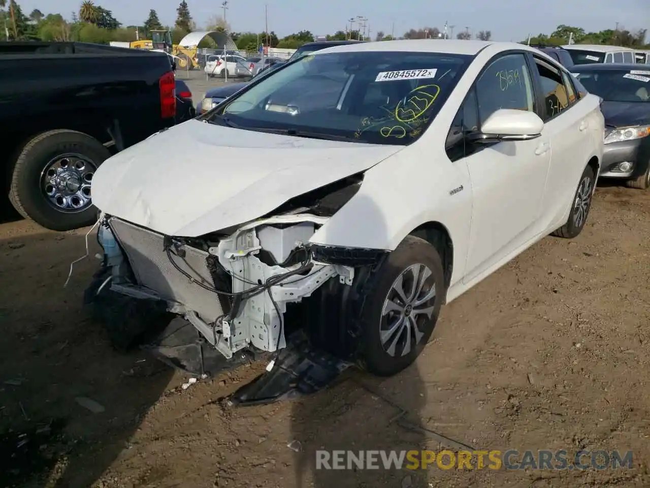 2 Photograph of a damaged car JTDL9RFU5K3003429 TOYOTA PRIUS 2019