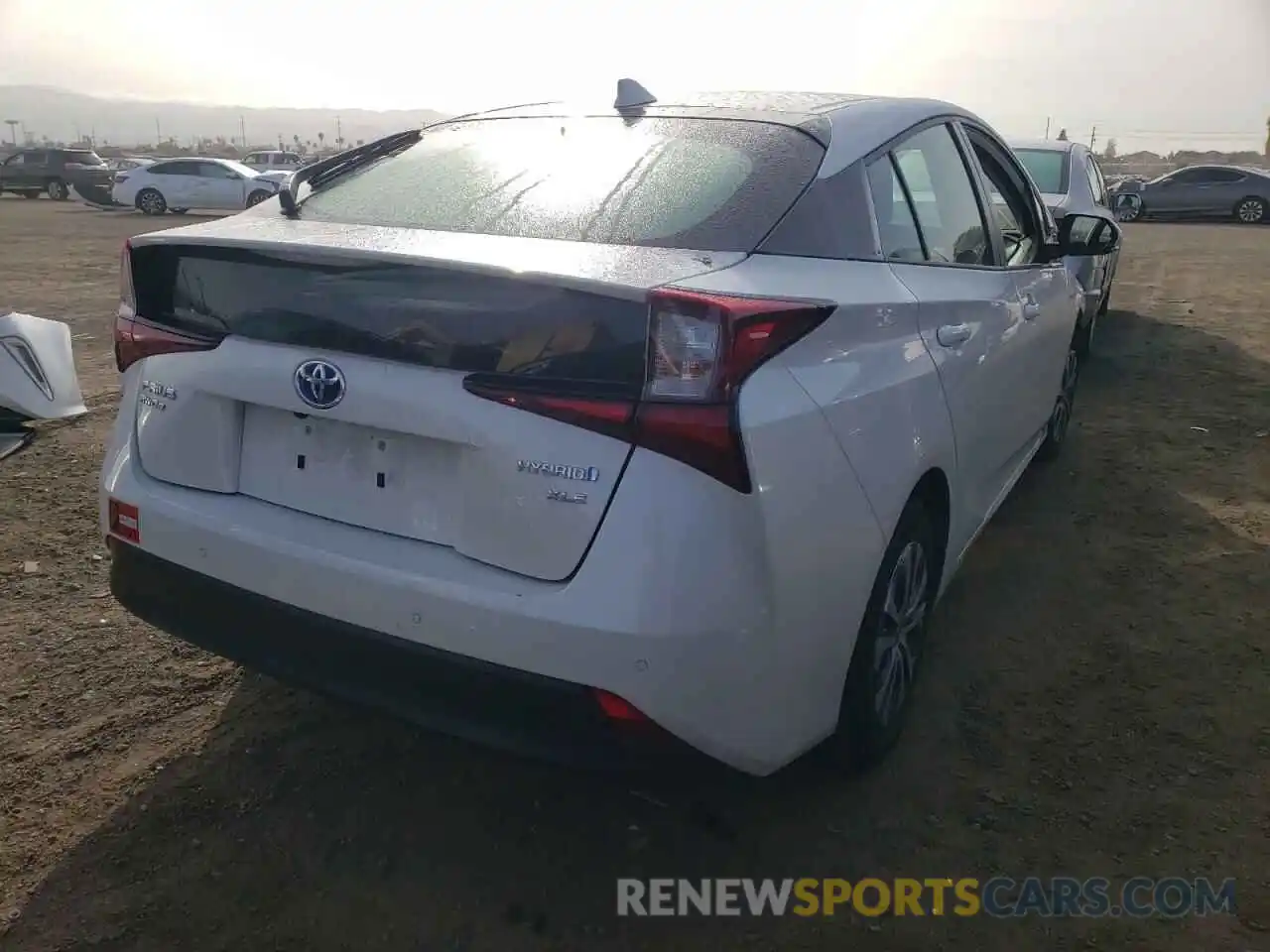 4 Photograph of a damaged car JTDL9RFU5K3003429 TOYOTA PRIUS 2019