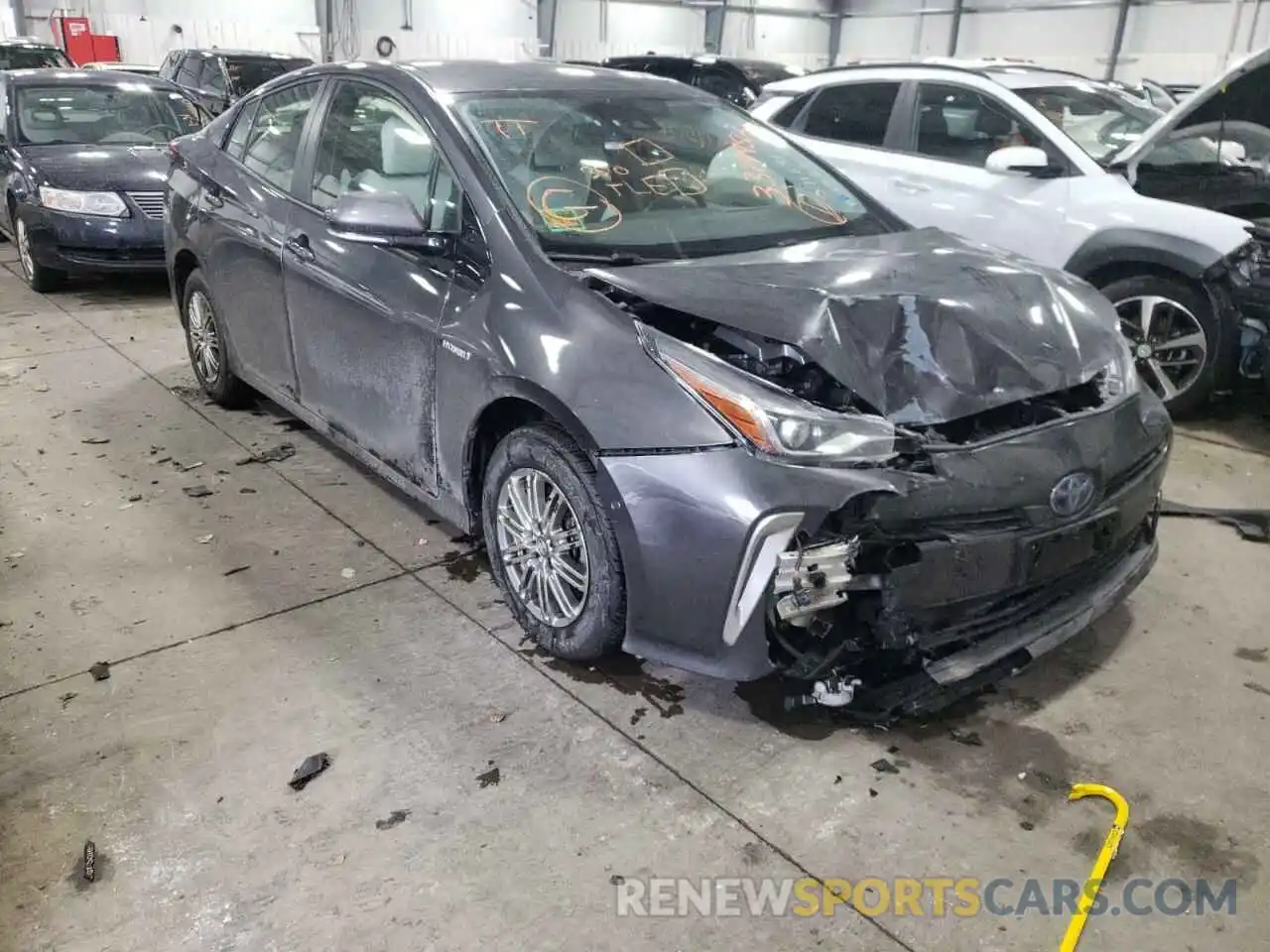 1 Photograph of a damaged car JTDL9RFU5K3004452 TOYOTA PRIUS 2019