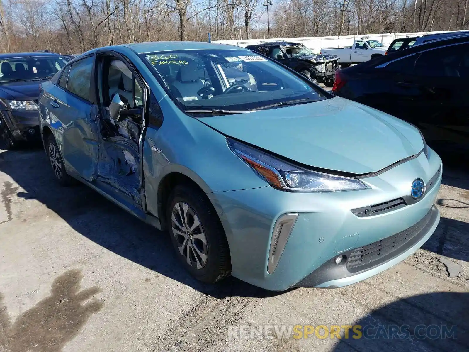 1 Фотография поврежденного автомобиля JTDL9RFU5K3004533 TOYOTA PRIUS 2019