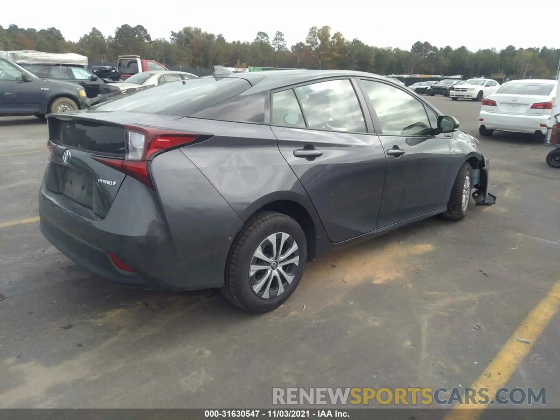 4 Photograph of a damaged car JTDL9RFU5K3004855 TOYOTA PRIUS 2019