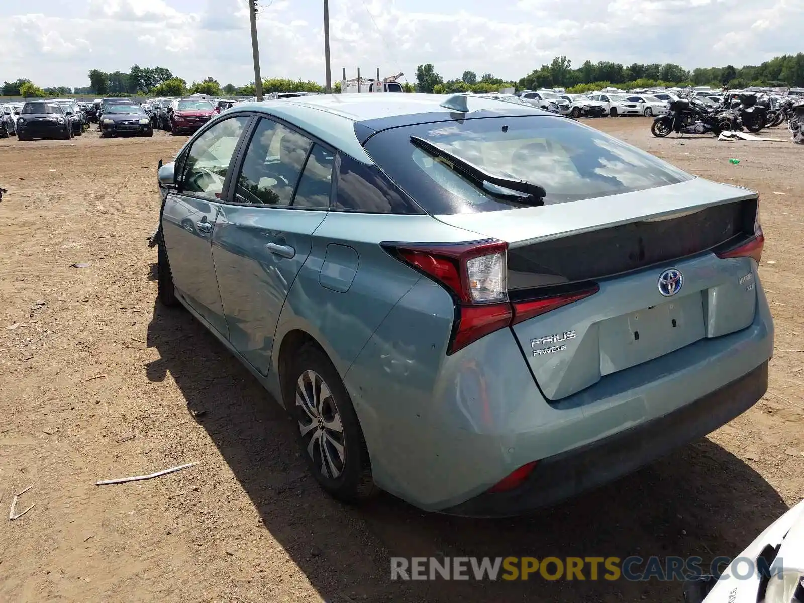 3 Photograph of a damaged car JTDL9RFU5K3006296 TOYOTA PRIUS 2019