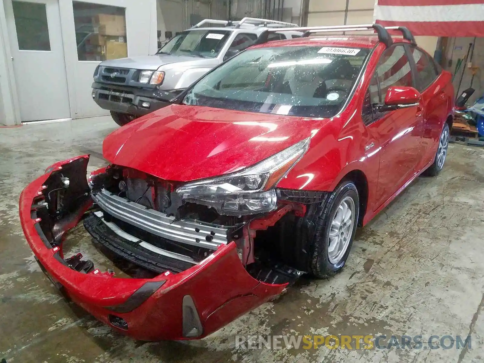 2 Photograph of a damaged car JTDL9RFU5K3006380 TOYOTA PRIUS 2019