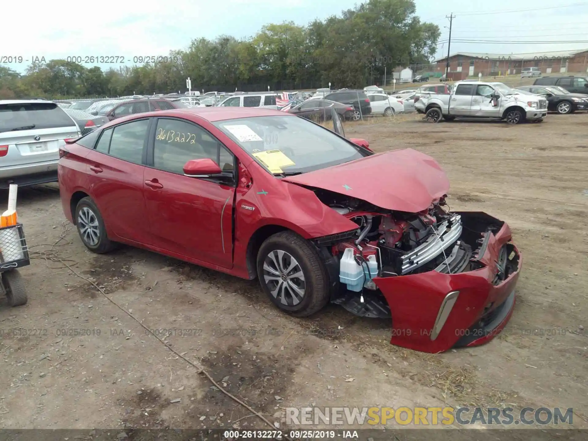 1 Photograph of a damaged car JTDL9RFU5K3006895 TOYOTA PRIUS 2019