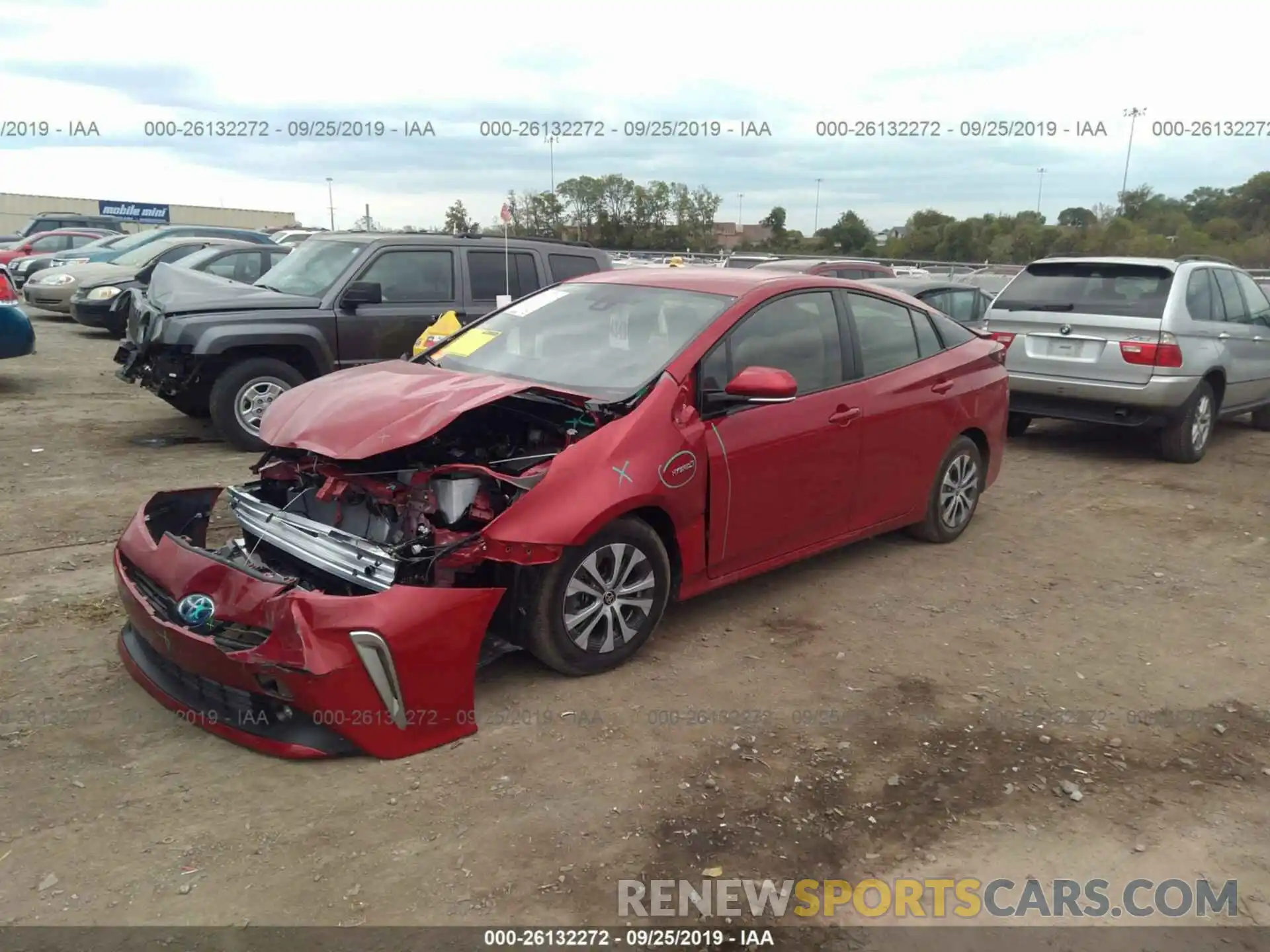 2 Photograph of a damaged car JTDL9RFU5K3006895 TOYOTA PRIUS 2019