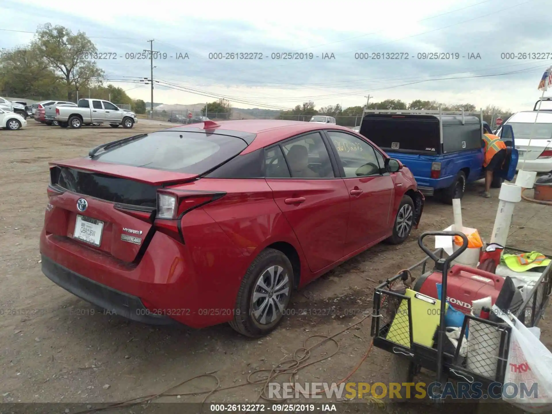 4 Photograph of a damaged car JTDL9RFU5K3006895 TOYOTA PRIUS 2019