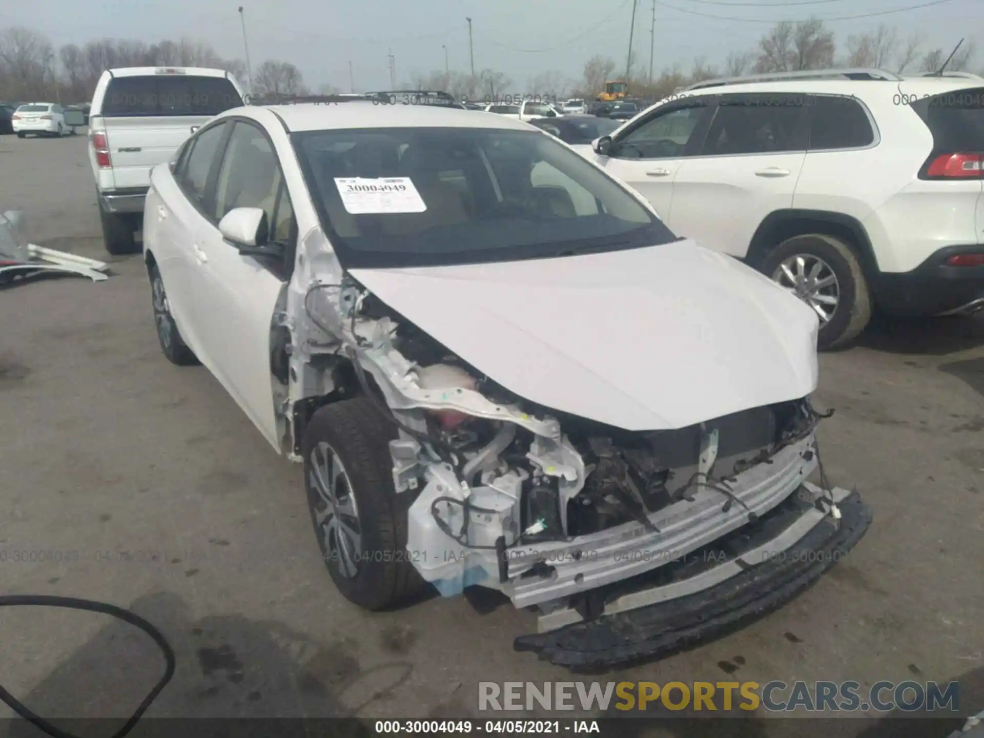 1 Photograph of a damaged car JTDL9RFU5K3007951 TOYOTA PRIUS 2019