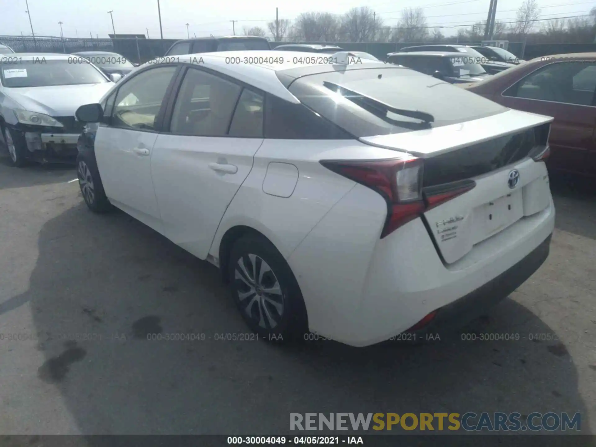 3 Photograph of a damaged car JTDL9RFU5K3007951 TOYOTA PRIUS 2019