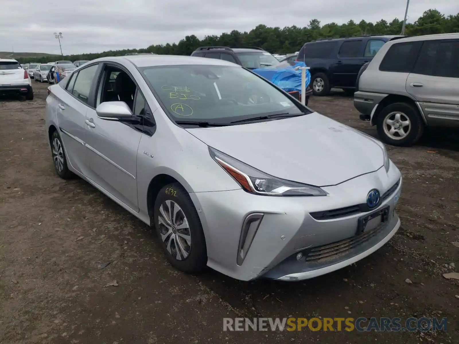 1 Photograph of a damaged car JTDL9RFU5K3008548 TOYOTA PRIUS 2019