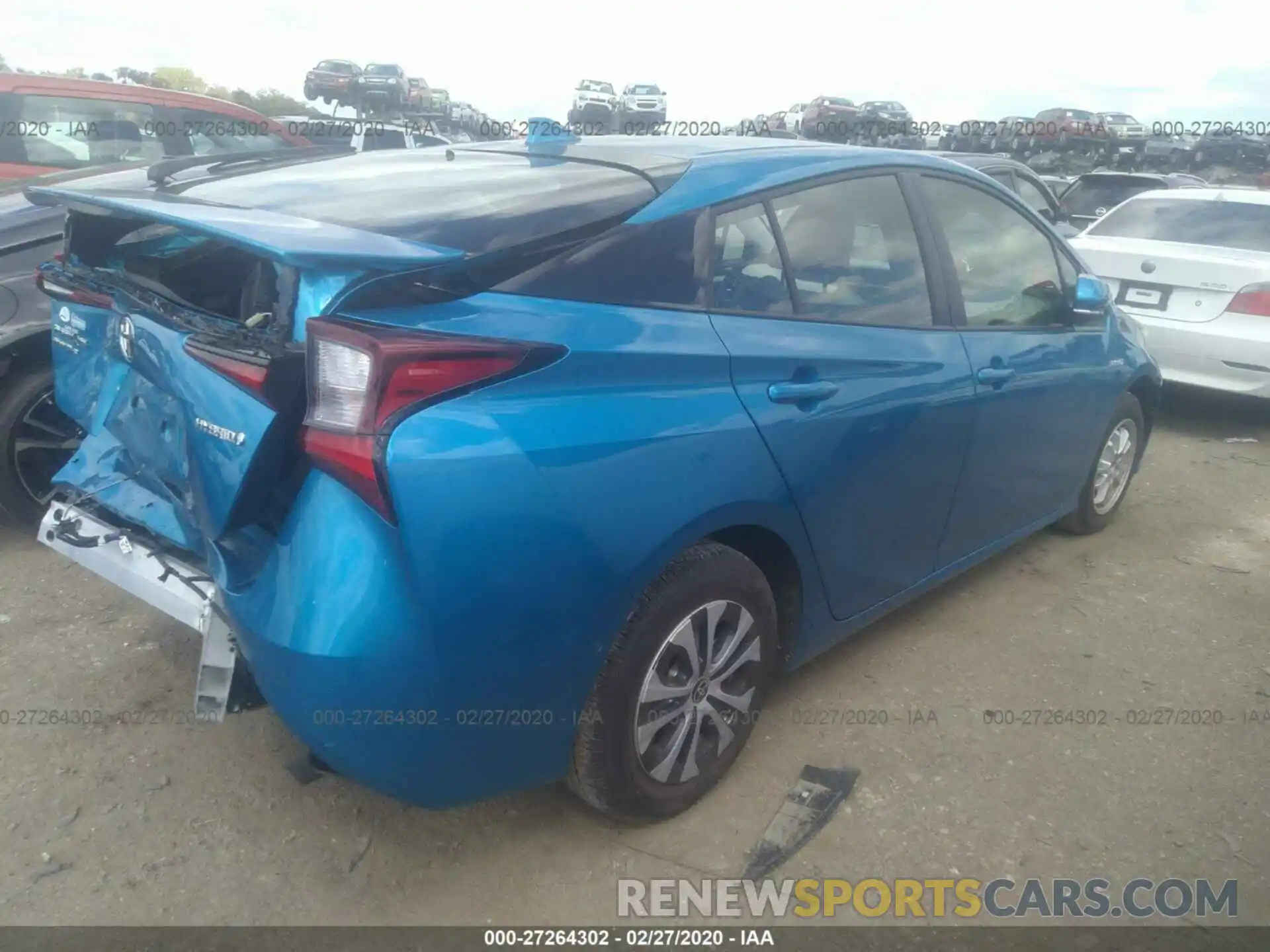 4 Photograph of a damaged car JTDL9RFU5K3009618 TOYOTA PRIUS 2019