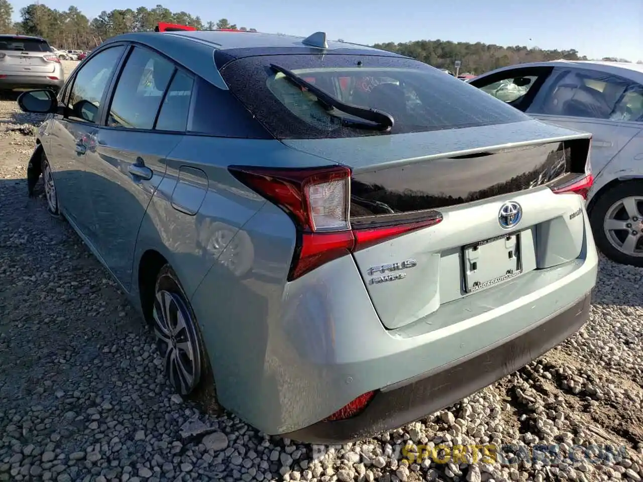 3 Photograph of a damaged car JTDL9RFU5K3011000 TOYOTA PRIUS 2019