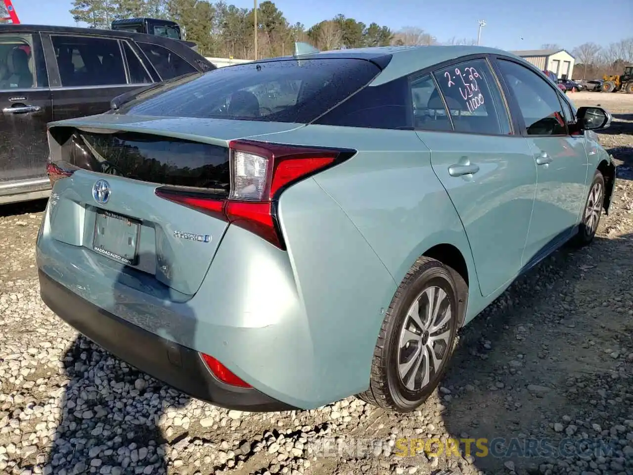 4 Photograph of a damaged car JTDL9RFU5K3011000 TOYOTA PRIUS 2019