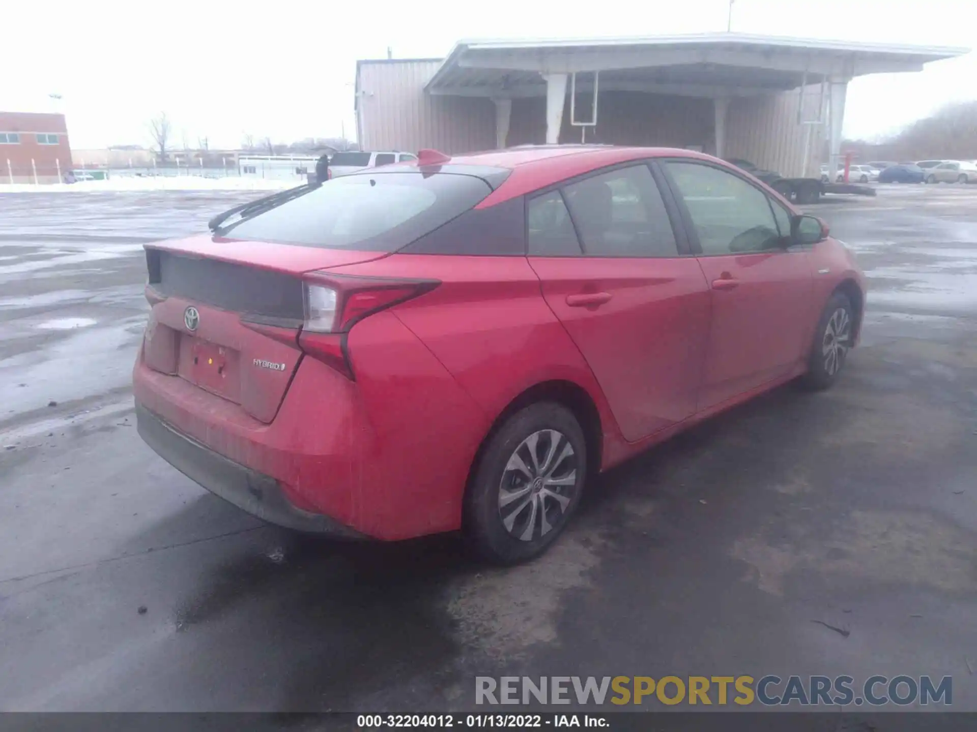 4 Photograph of a damaged car JTDL9RFU5K3012549 TOYOTA PRIUS 2019