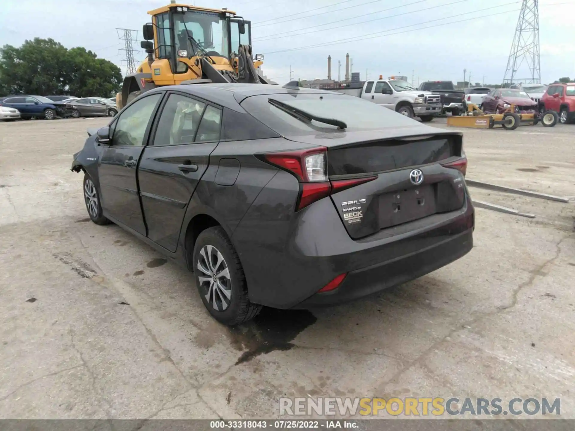 3 Photograph of a damaged car JTDL9RFU6K3001947 TOYOTA PRIUS 2019