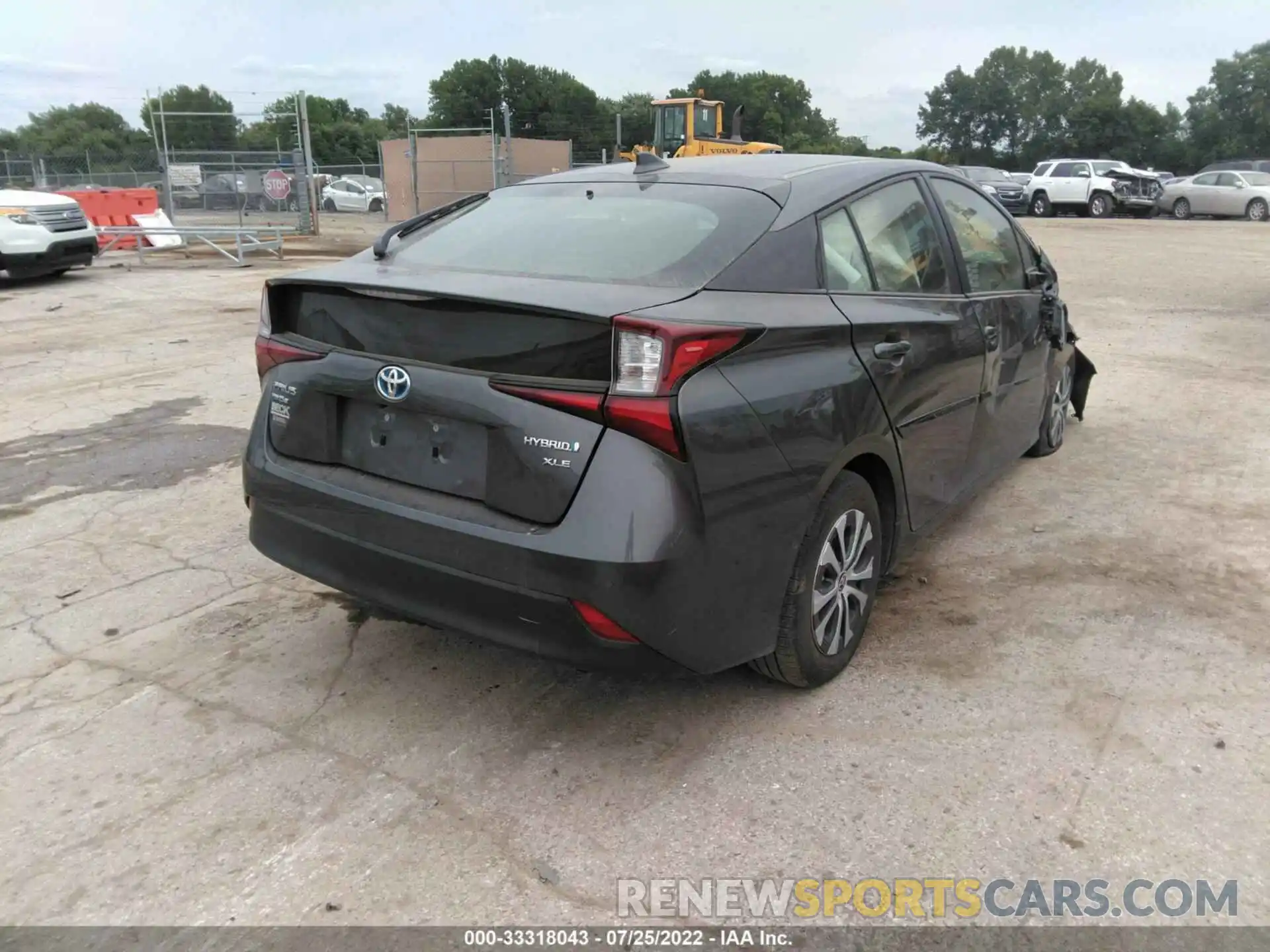 4 Photograph of a damaged car JTDL9RFU6K3001947 TOYOTA PRIUS 2019