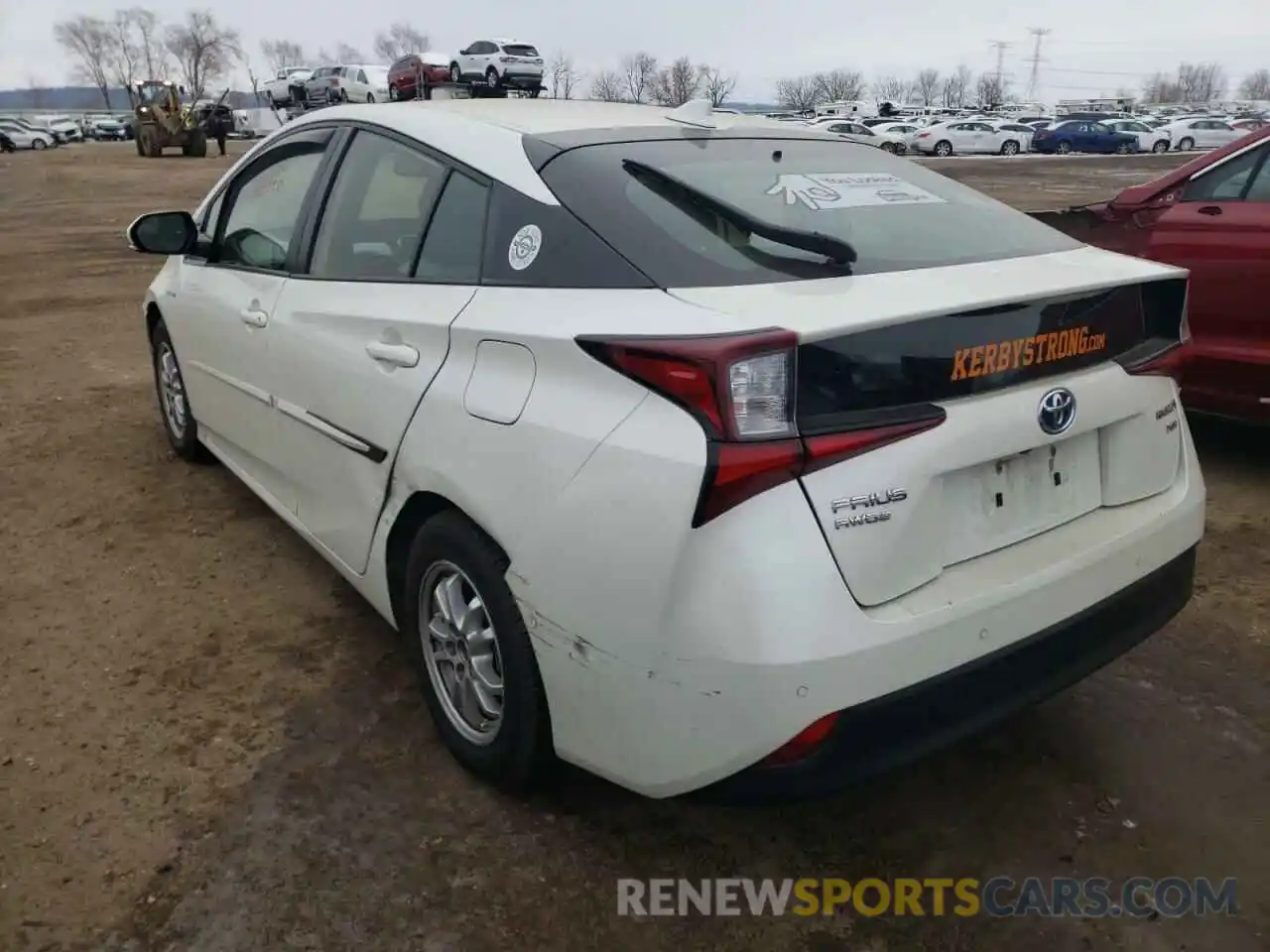 3 Photograph of a damaged car JTDL9RFU6K3002323 TOYOTA PRIUS 2019