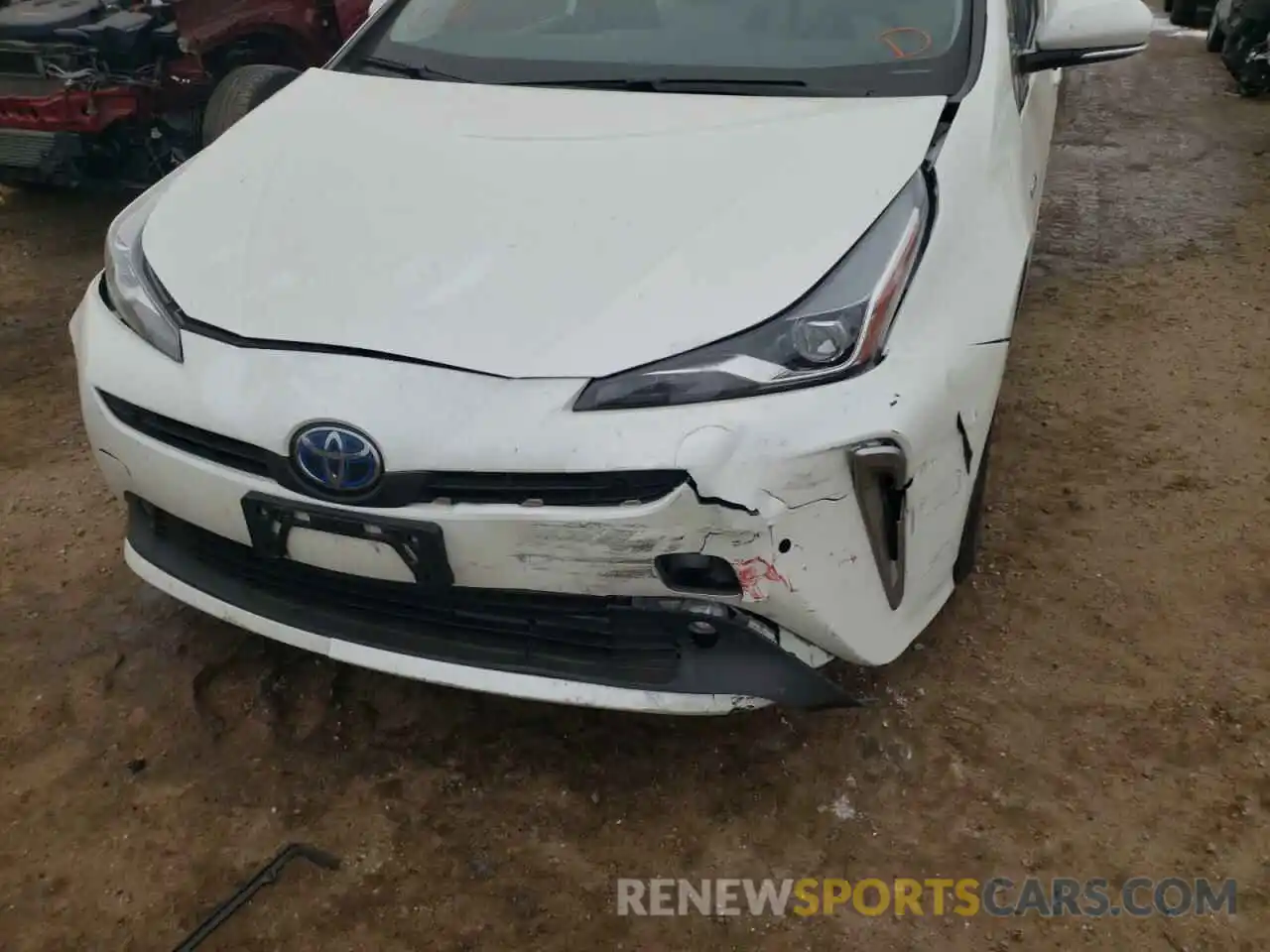 9 Фотография поврежденного автомобиля JTDL9RFU6K3002323 TOYOTA PRIUS 2019