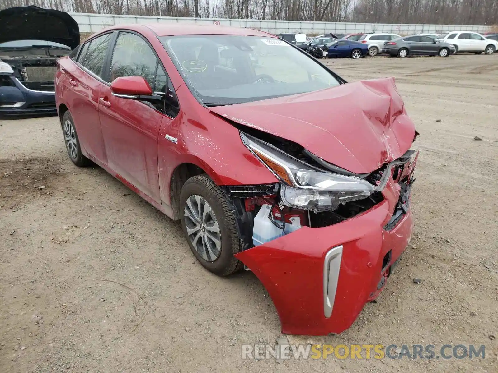 1 Photograph of a damaged car JTDL9RFU6K3002371 TOYOTA PRIUS 2019