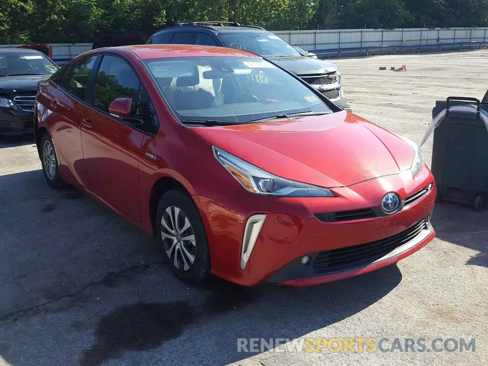 1 Photograph of a damaged car JTDL9RFU6K3002838 TOYOTA PRIUS 2019