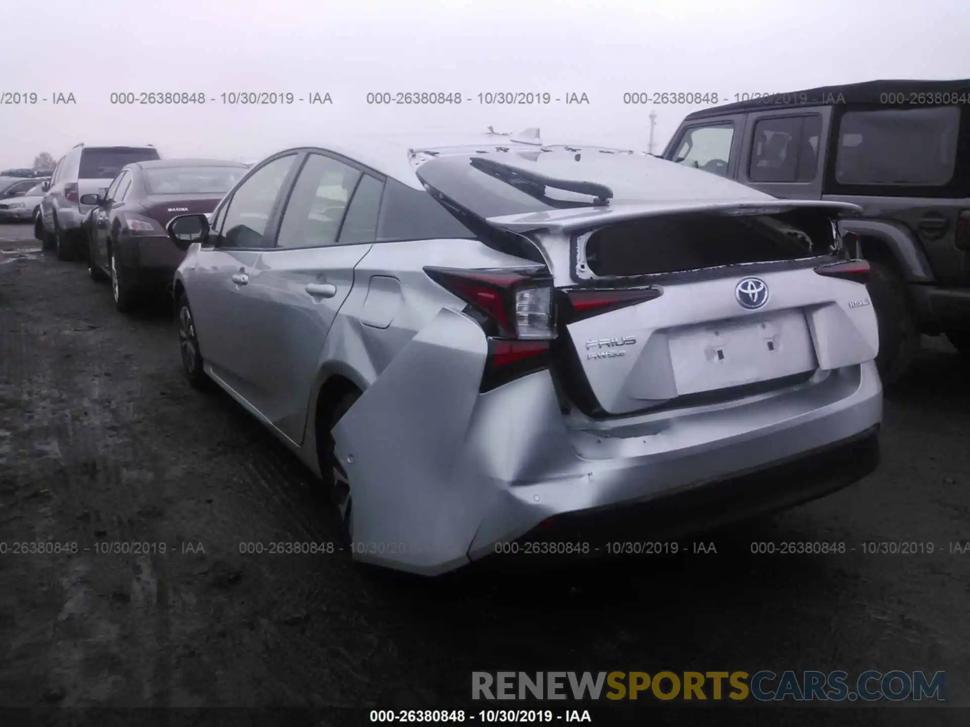 3 Photograph of a damaged car JTDL9RFU6K3005593 TOYOTA PRIUS 2019