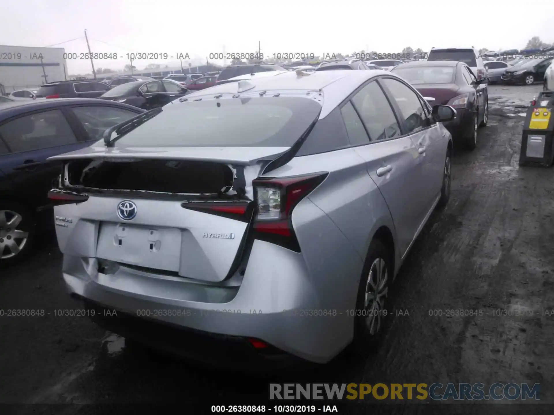 4 Photograph of a damaged car JTDL9RFU6K3005593 TOYOTA PRIUS 2019