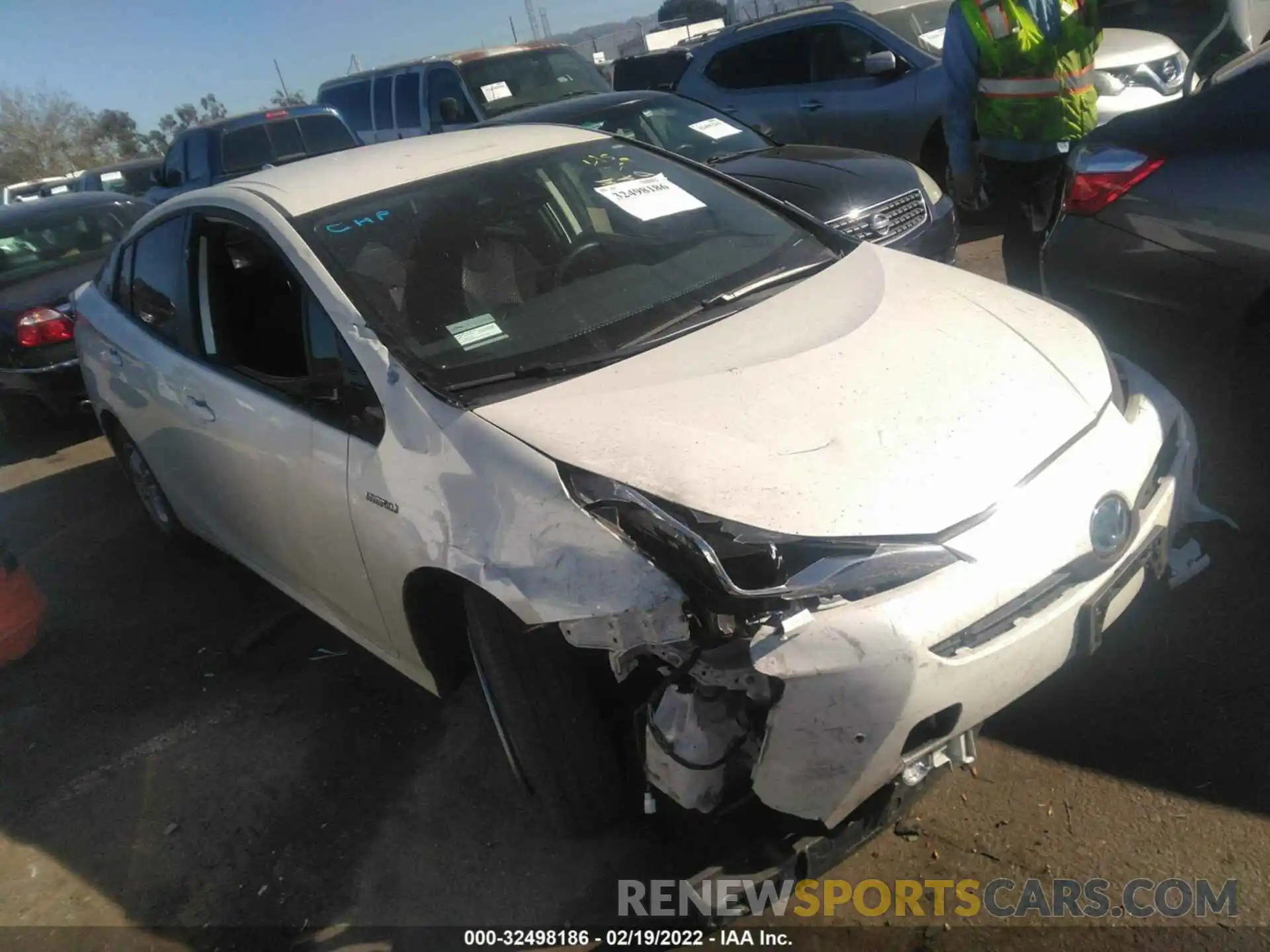 1 Photograph of a damaged car JTDL9RFU6K3005609 TOYOTA PRIUS 2019