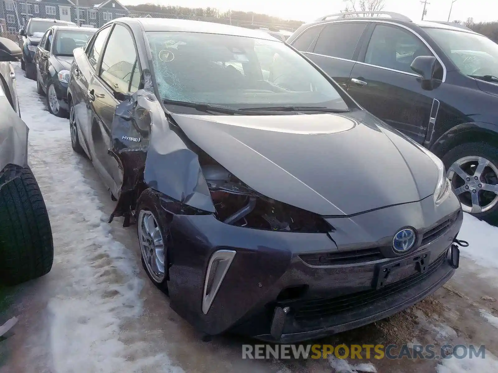 1 Photograph of a damaged car JTDL9RFU6K3005660 TOYOTA PRIUS 2019