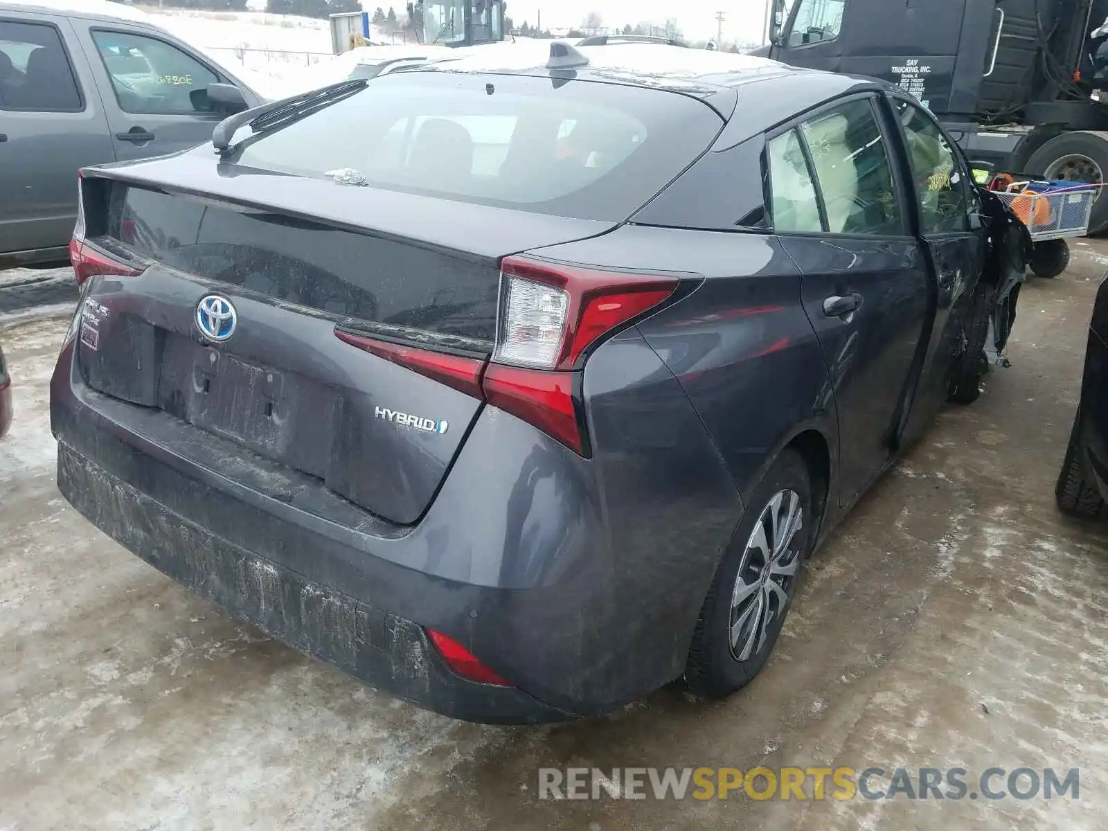 4 Photograph of a damaged car JTDL9RFU6K3005660 TOYOTA PRIUS 2019