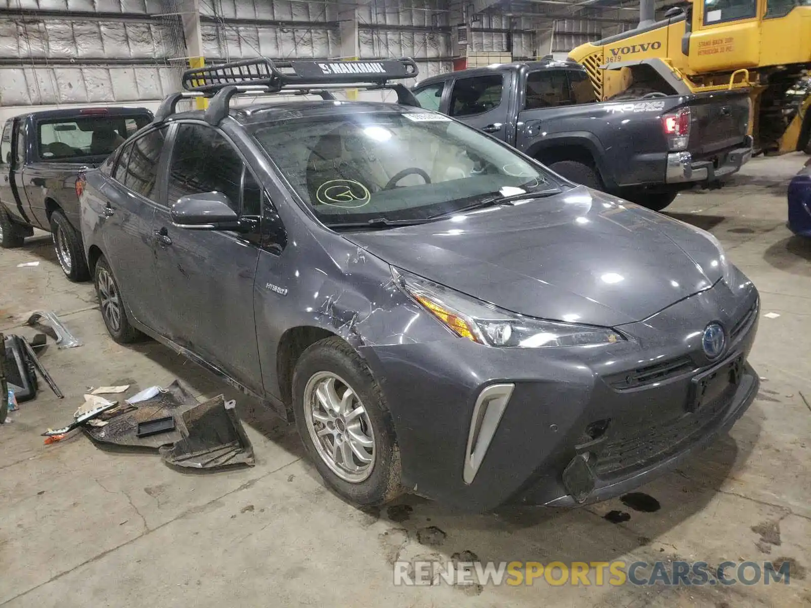 1 Photograph of a damaged car JTDL9RFU6K3005853 TOYOTA PRIUS 2019